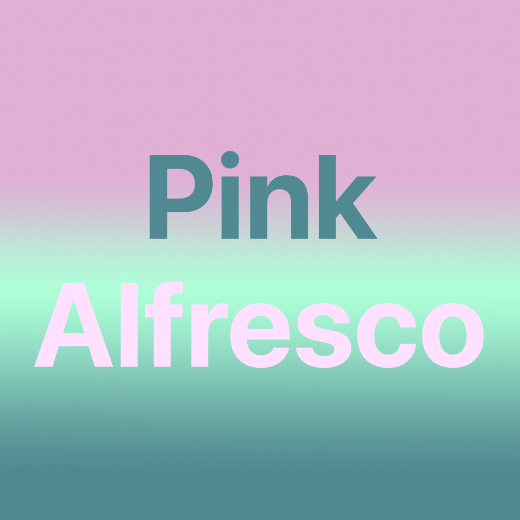 Pink Alfresco Aesthetic